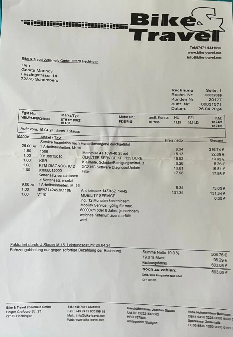 Ktm Duke, снимка 6 - Мотоциклети и мототехника - 52339406