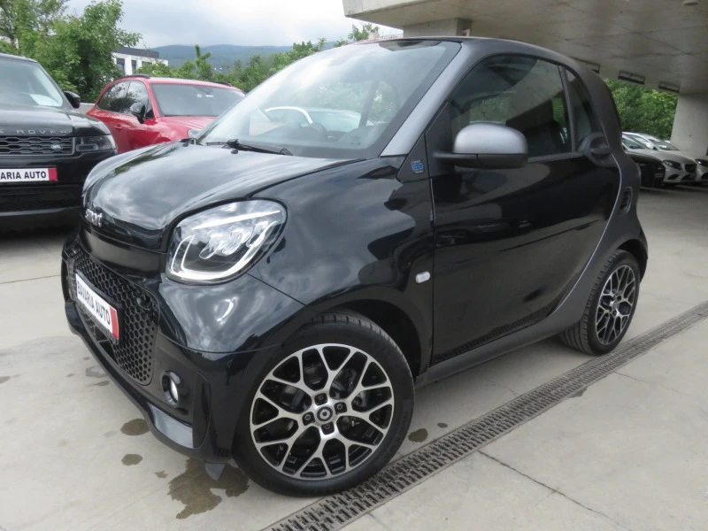 Smart Fortwo EQ Prime, Панорама, LED, Navi, Кожа, Дисттроник, снимка 1 - Автомобили и джипове - 45568484