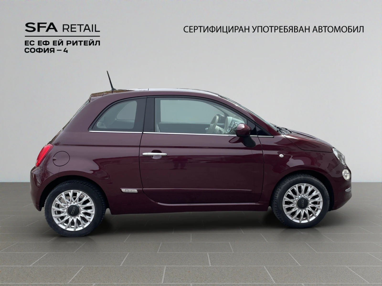 Fiat 500 1.2 petrol 69 hp ET, снимка 7 - Автомобили и джипове - 54865510