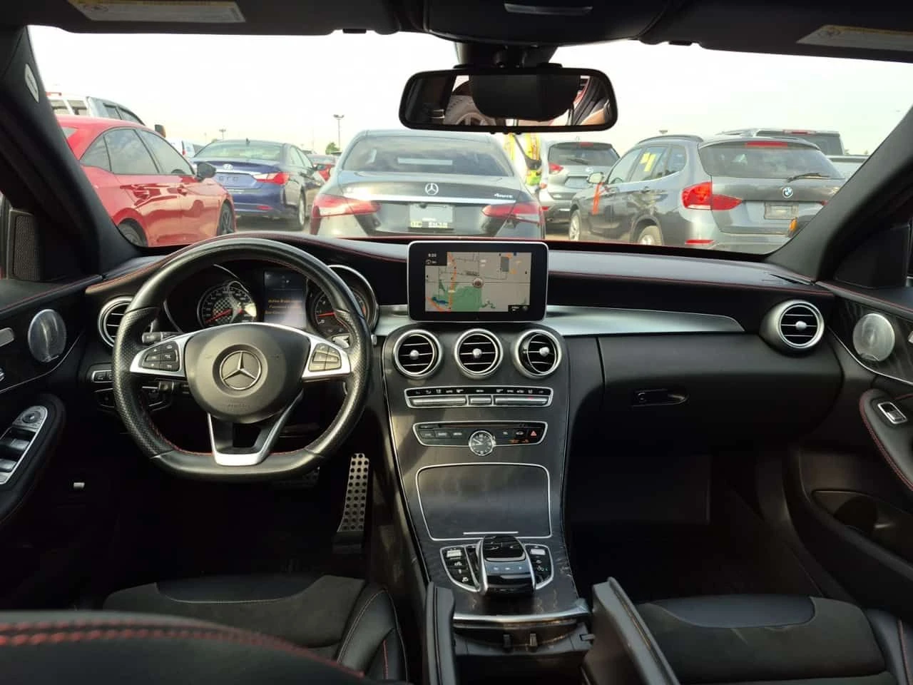 Mercedes-Benz C 43 AMG ALCANTARA| BURMESTER| PANO| 2 КЛЮЧА| 360САМ| , снимка 9 - Автомобили и джипове - 55025724