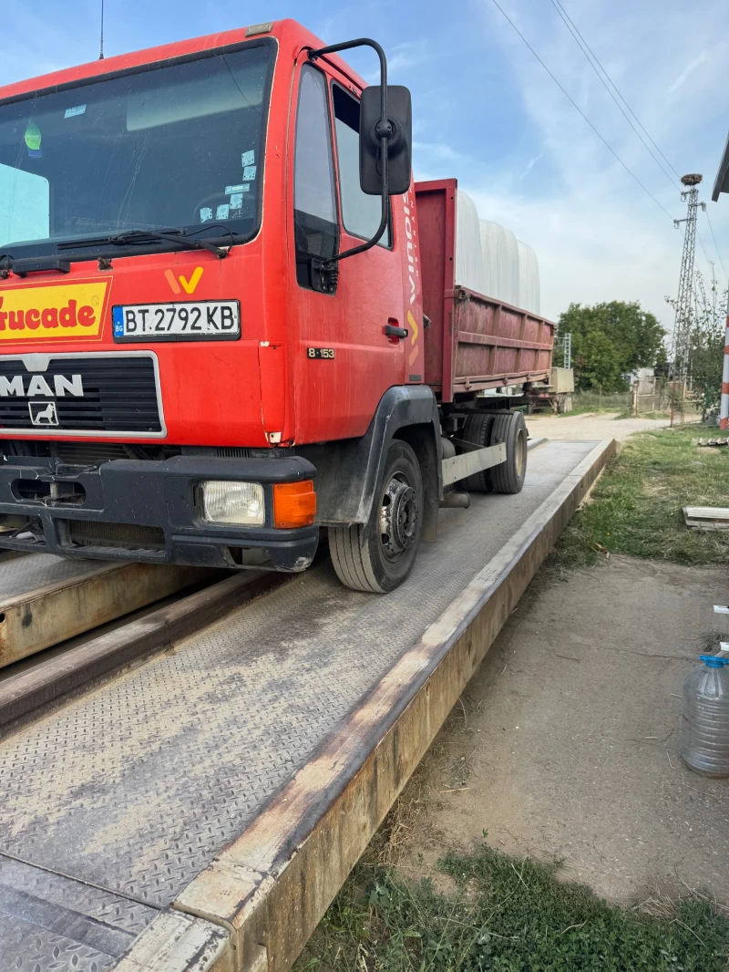 Man 8.153 Тристранен самосвал, снимка 4 - Камиони - 52374049