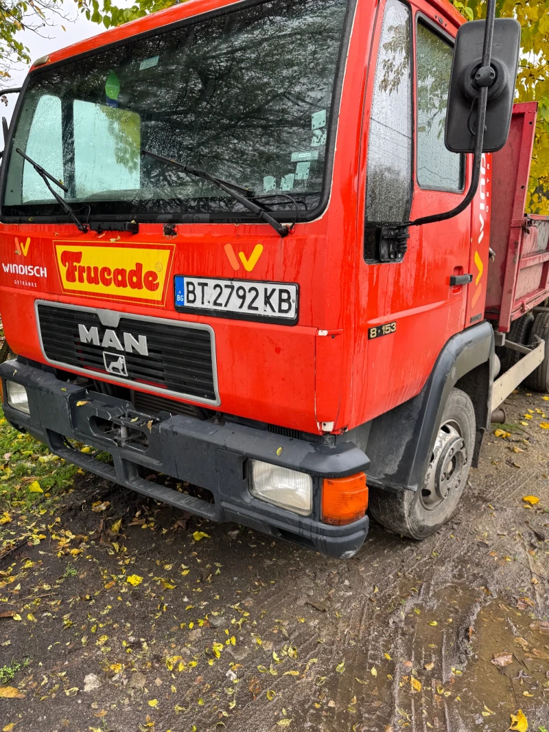 Man 8.153 Тристранен самосвал