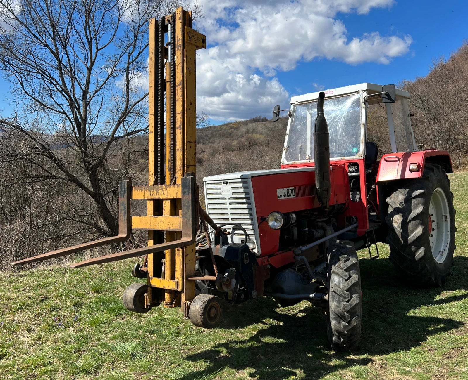 Трактор Steyr 870, снимка 4 - Селскостопанска техника - 55630601