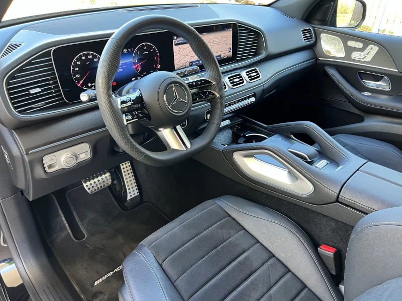 Mercedes-Benz GLE 450 d/AMG/4-MATIC/NIGHT/PANO/BURM/AIRMATIC/360/, снимка 11 - Автомобили и джипове - 51175908