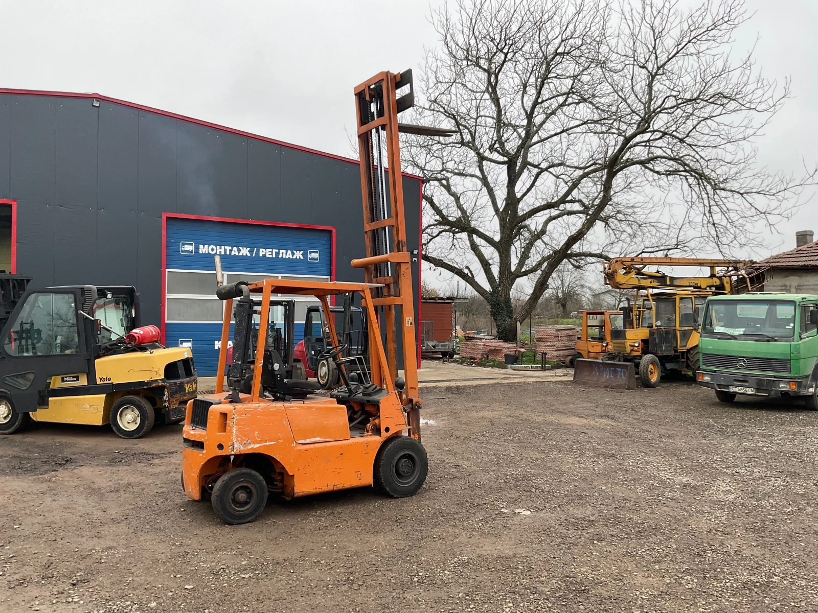 Мотокар Linde Балканкар Мотор Мерцедес Уникат !! Готов за работа, снимка 10 - Индустриална техника - 54197229