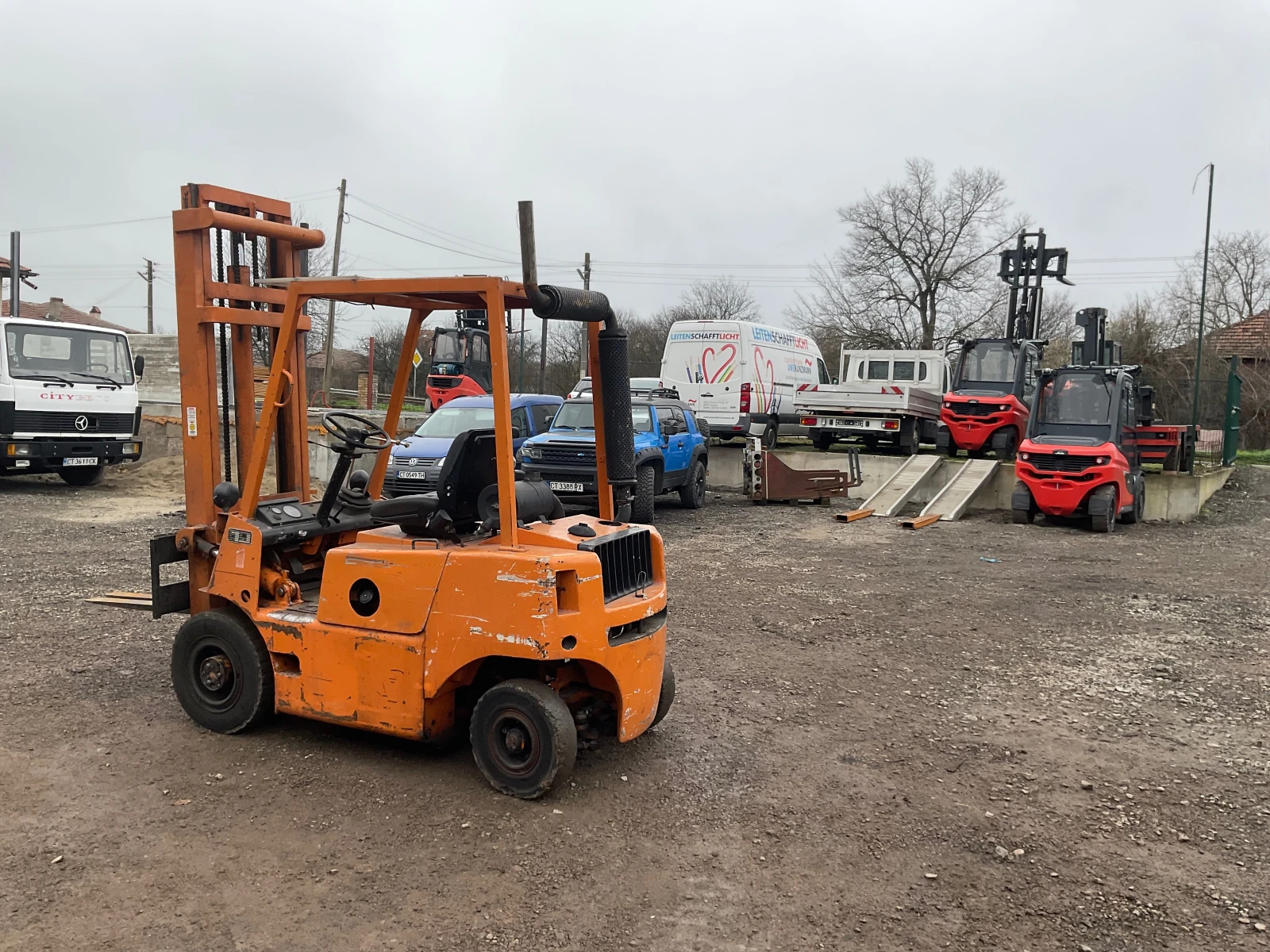 Мотокар Linde Балканкар Мотор Мерцедес Уникат !! Готов за работа, снимка 5 - Индустриална техника - 54197229