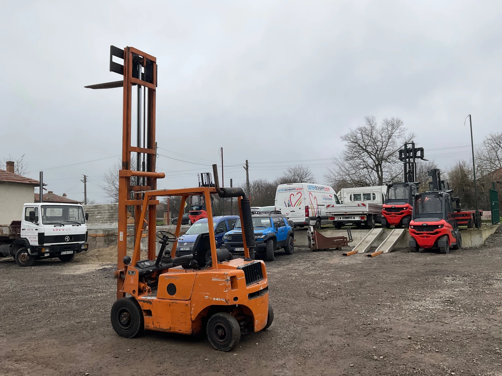 Мотокар Linde Балканкар Мотор Мерцедес Уникат !! Готов за работа, снимка 12 - Индустриална техника - 54197229