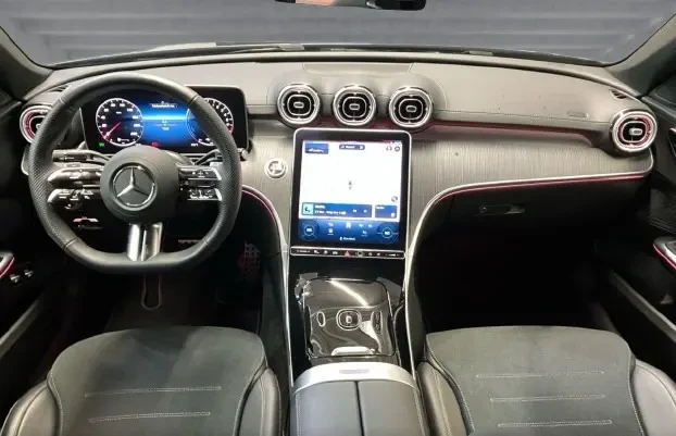 Mercedes-Benz C 400 e 4Matic = AMG Line = Advanced Plus Гаранция, снимка 8 - Автомобили и джипове - 53590877