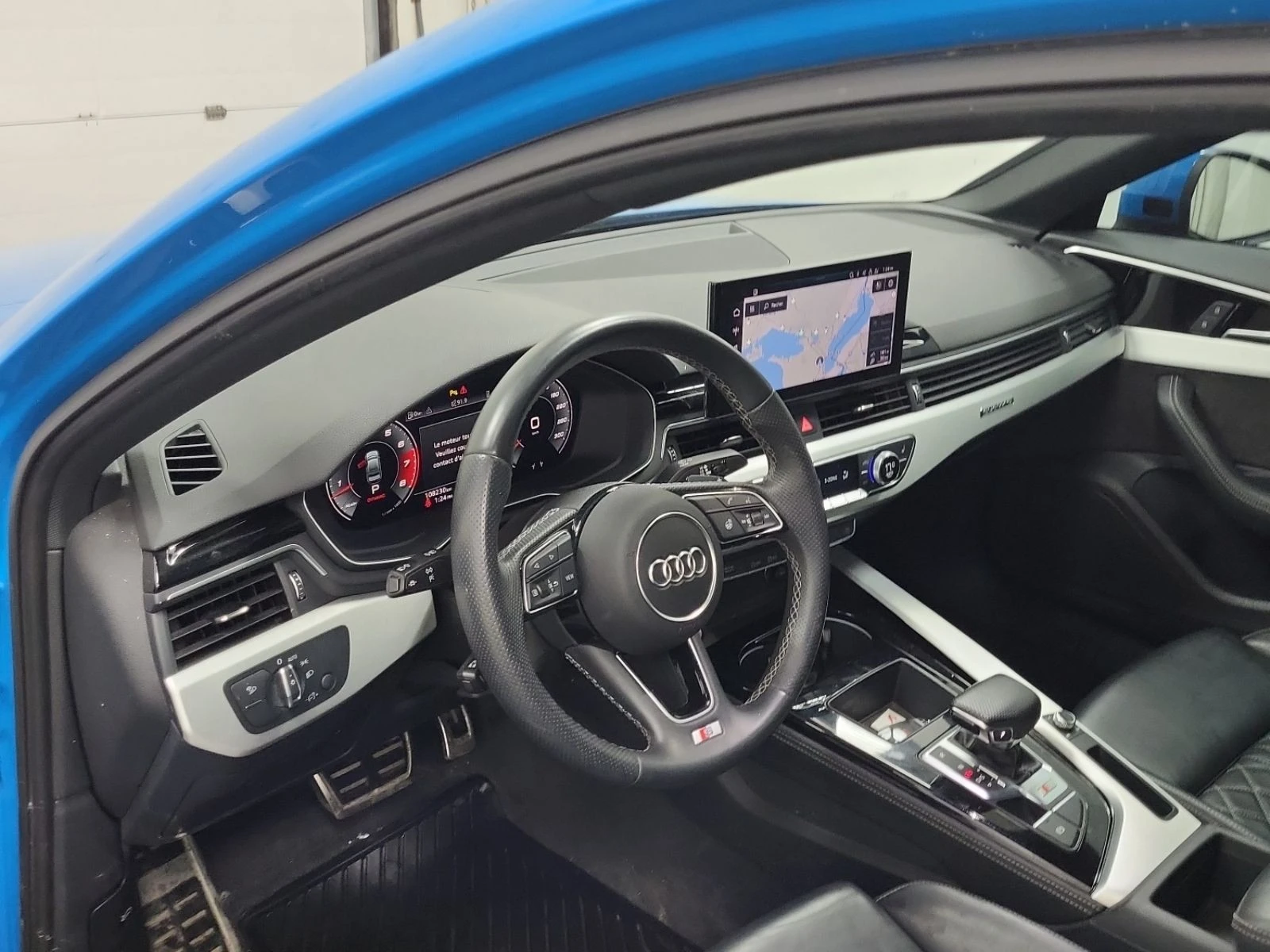 Audi S4 RECARO Син Шев * Quattro* АвтоКредит* (ЦЕНА ДО БГ), снимка 11 - Автомобили и джипове - 54129204