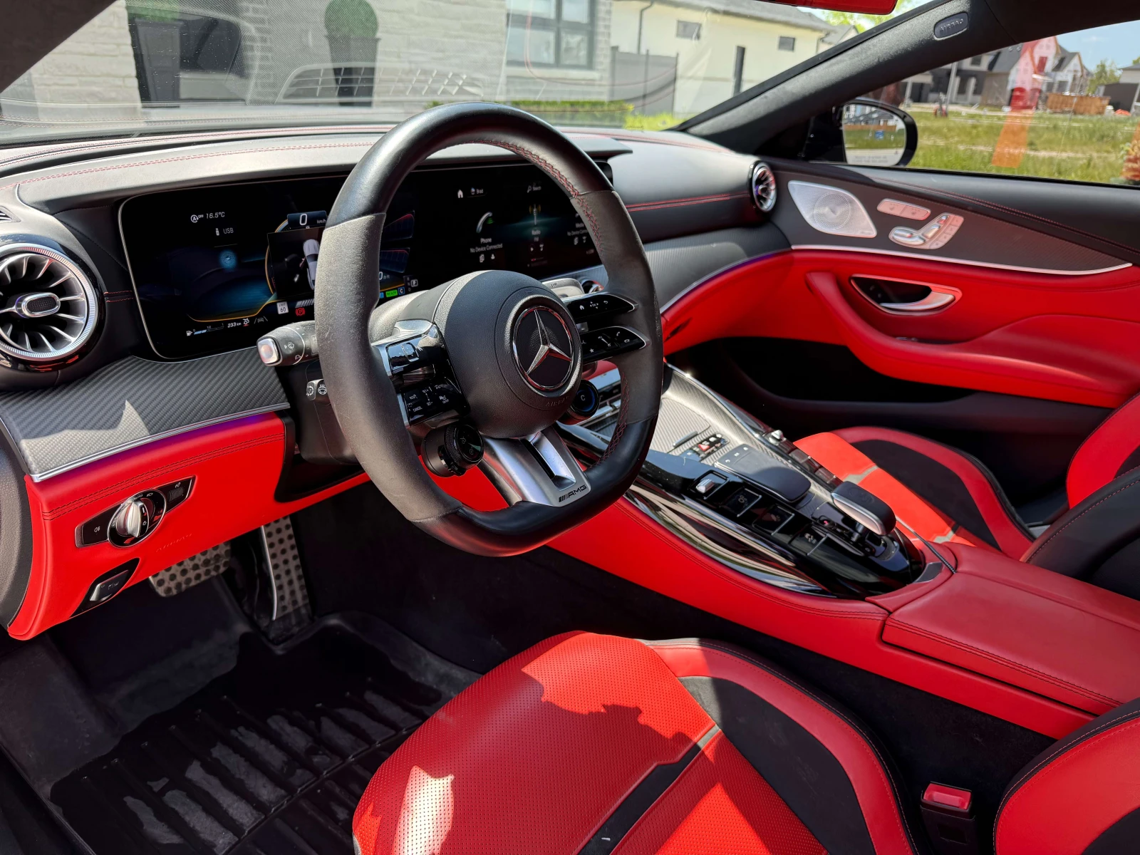 Mercedes-Benz AMG GT 53 / PANORAMA / KARBON / ЦЕНА ДО БГ, снимка 5 - Автомобили и джипове - 55001864