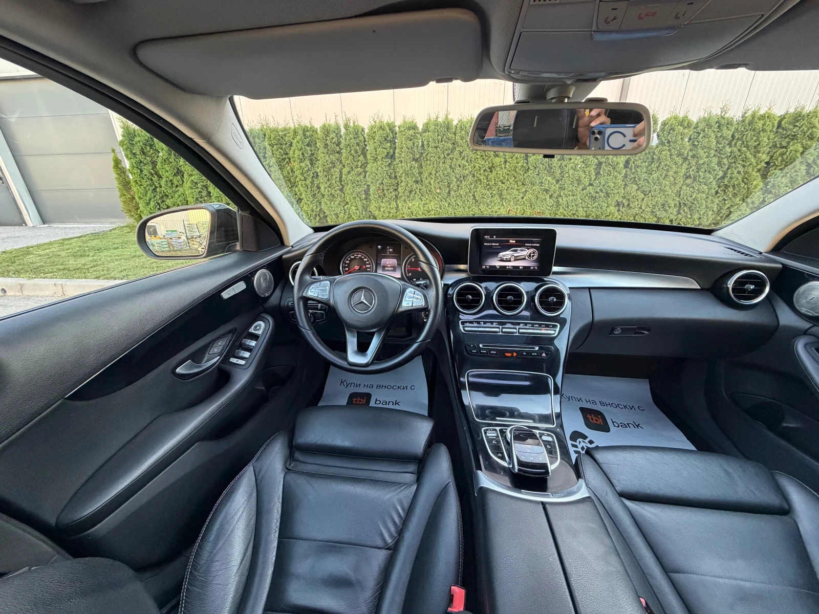 Mercedes-Benz C 220 cdi 170k.c* AMGline* Панорама* Recaro* ЛИЗИНГ* , снимка 10 - Автомобили и джипове - 55698860