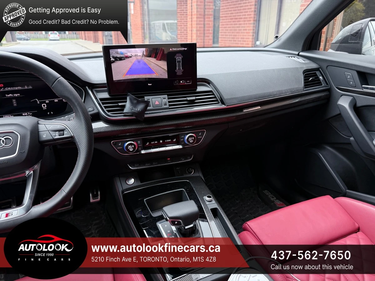 Audi SQ5 Sportback Progressiv * RED Leather , снимка 9 - Автомобили и джипове - 56551885