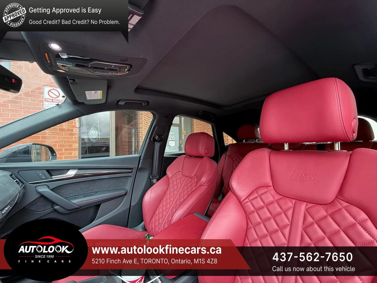 Audi SQ5 Sportback Progressiv * RED Leather , снимка 13 - Автомобили и джипове - 56551885