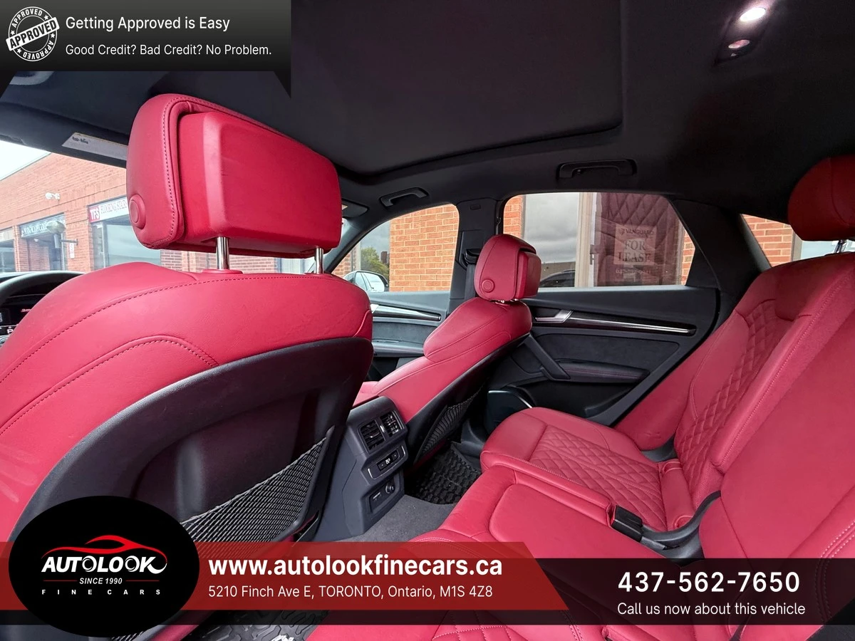 Audi SQ5 Sportback Progressiv * RED Leather , снимка 15 - Автомобили и джипове - 56551885