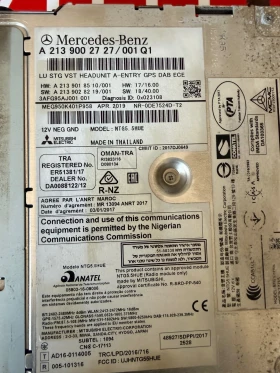 A2139002727 Радио/CD/DVD/GPS Mercedes-Benz C W205 2019 HW:A2139018510 SW:A2139028219, снимка 3 - Части - 52857472