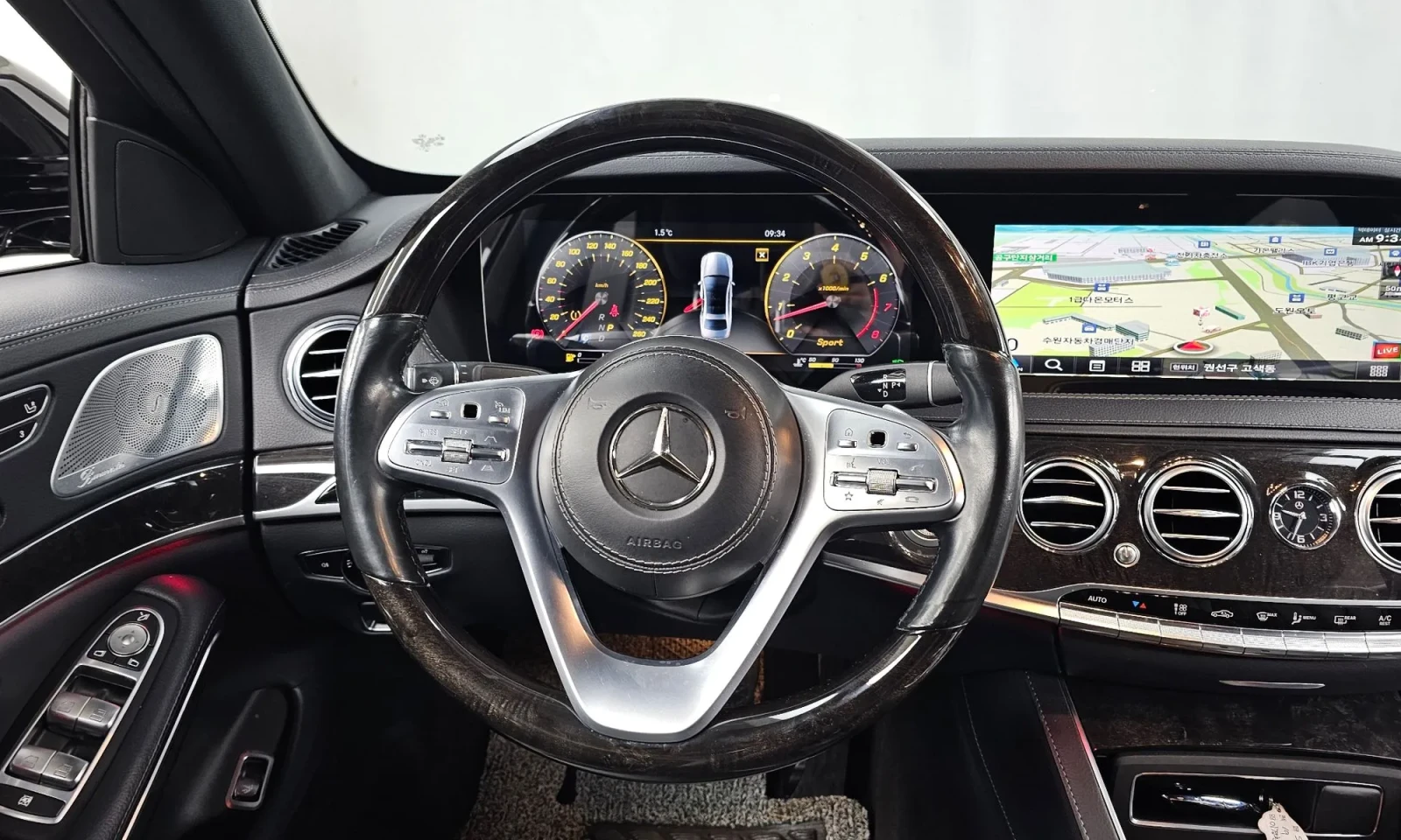 Mercedes-Benz S 450 LONG* BURMESTER* ОБДУХВАНЕ* ПАНОРАМА, снимка 11 - Автомобили и джипове - 54461528