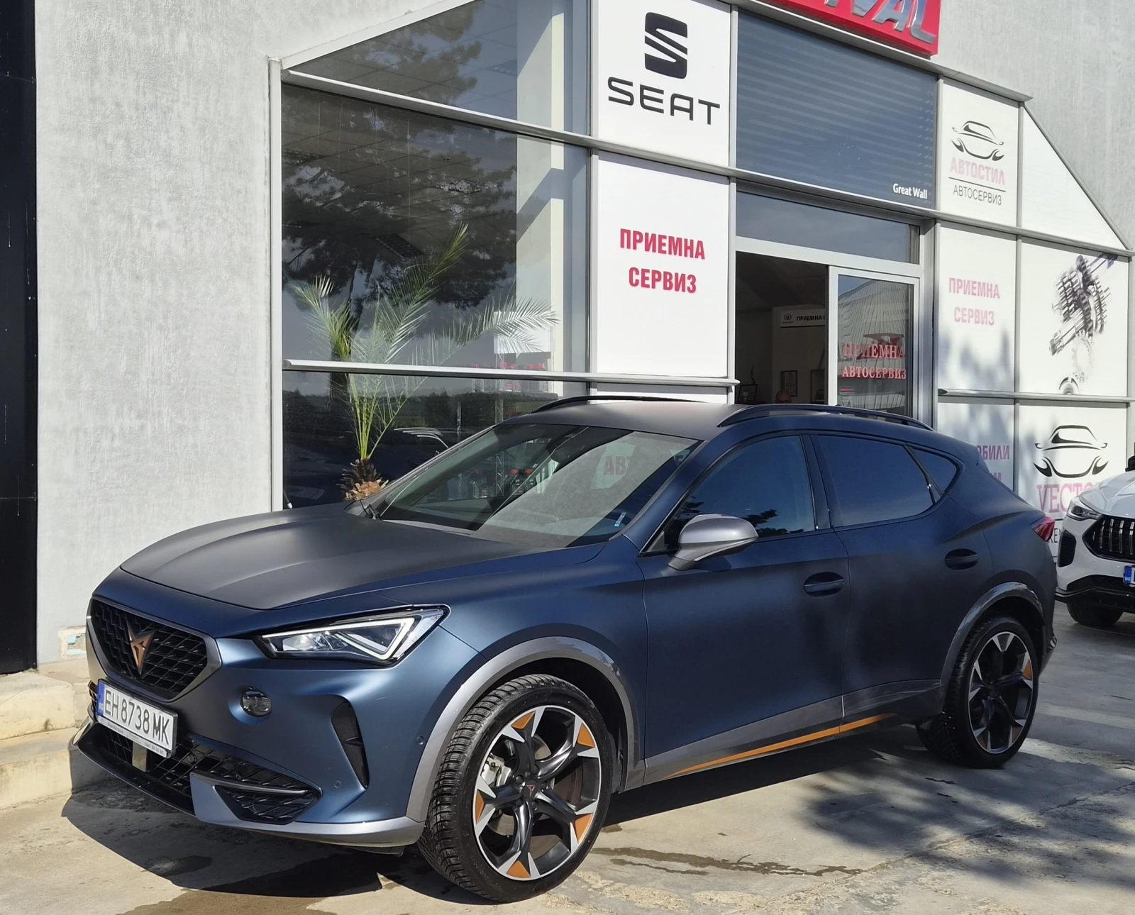 Cupra Formentor СИН МАТ VZ ПАКЕТ 150 к.с. БЕНЗИН