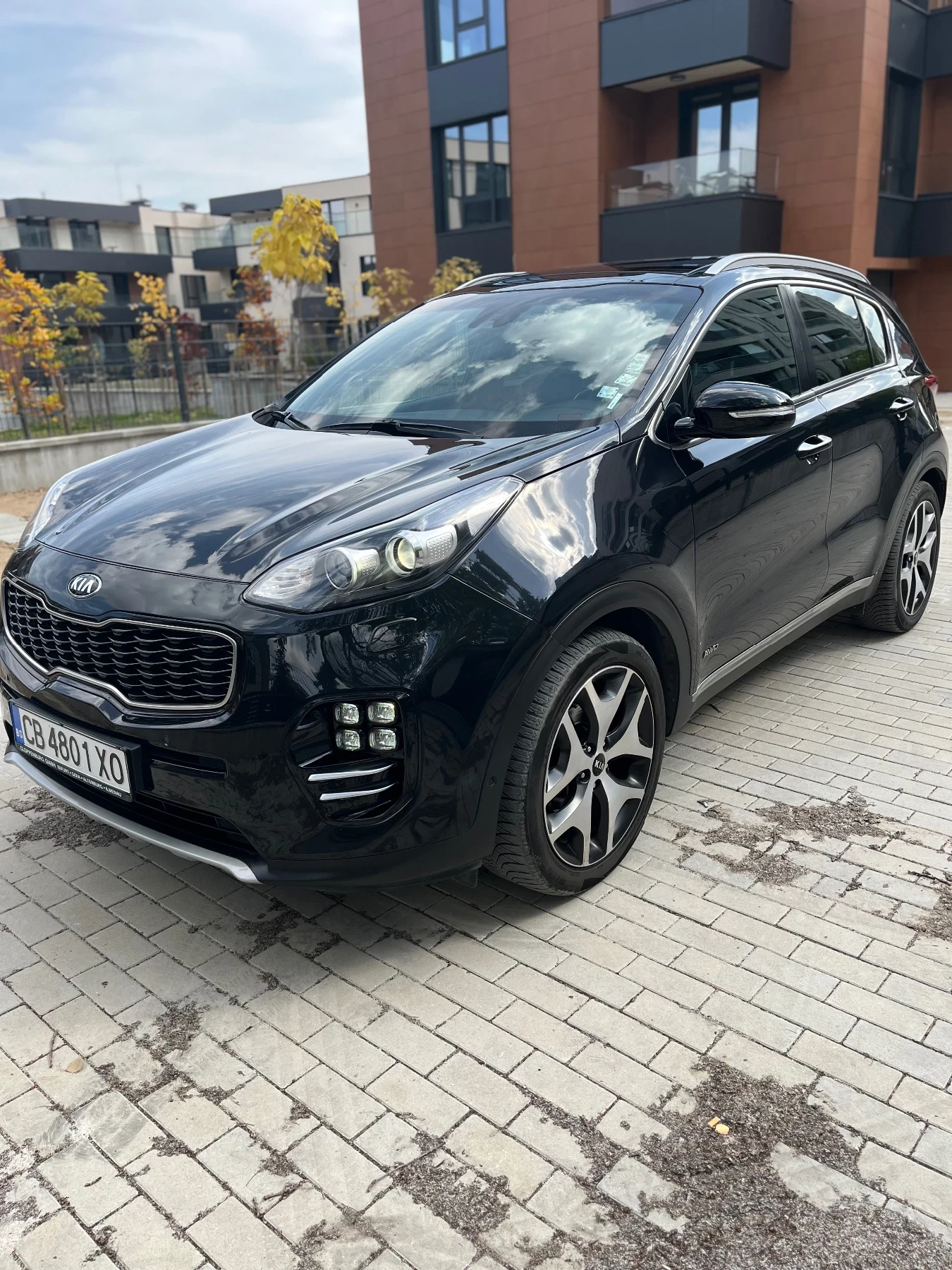 Kia Sportage Gt-line 4x4 panorama  обдухв, авт , кожа . Подгрев
