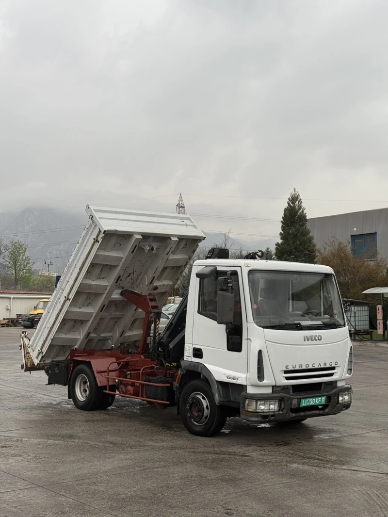 Iveco Eurocargo 100E17 с Кран - Перфектен, снимка 2 - Камиони - 49664904