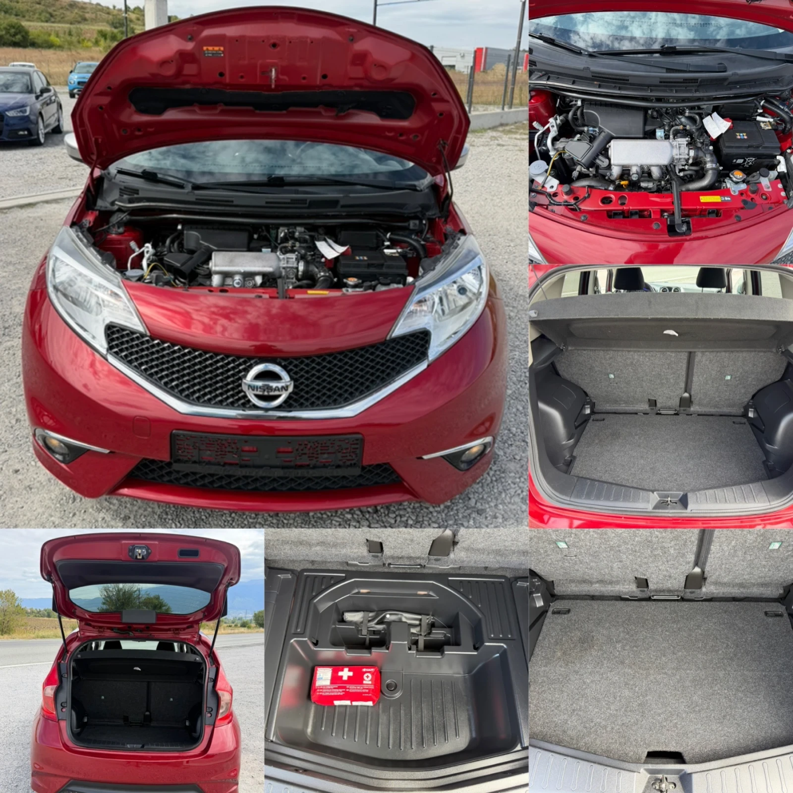 Nissan Note 1.2i N-TEC KEYLESS CAMERA NAVI SERVICE BOOK TUV E6, снимка 17 - Автомобили и джипове - 56093874
