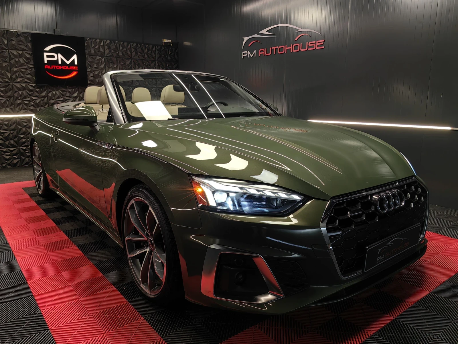 Audi A5 2.0TFSI* 265��* S-LINE* CABRIO* DISTR* 8 000KM* QU | Mobile.bg � ����������� 1