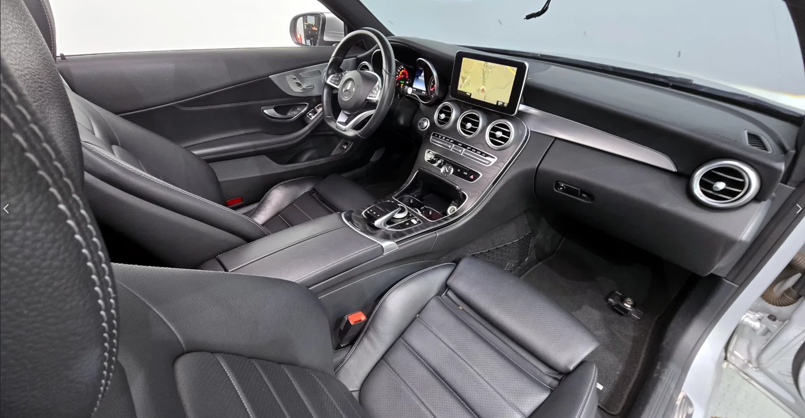Mercedes-Benz C 200 АВТОКРЕДИТ* АМГ ПАКЕТ* HEAD-UP* ПОДГРЕВ* ПАНОРАМА*, снимка 5 - Автомобили и джипове - 54833221