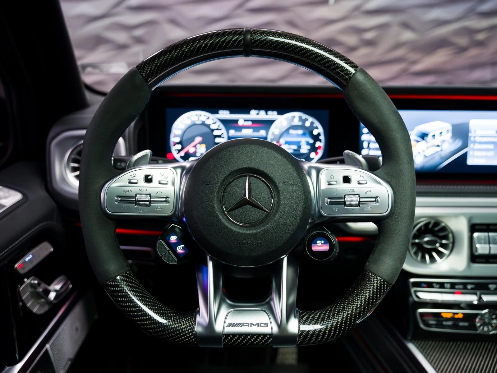 Mercedes-Benz G 63 AMG 3XTV* BURM* 360 CAMERA* CARBON* PANO* , снимка 9 - Автомобили и джипове - 53766876