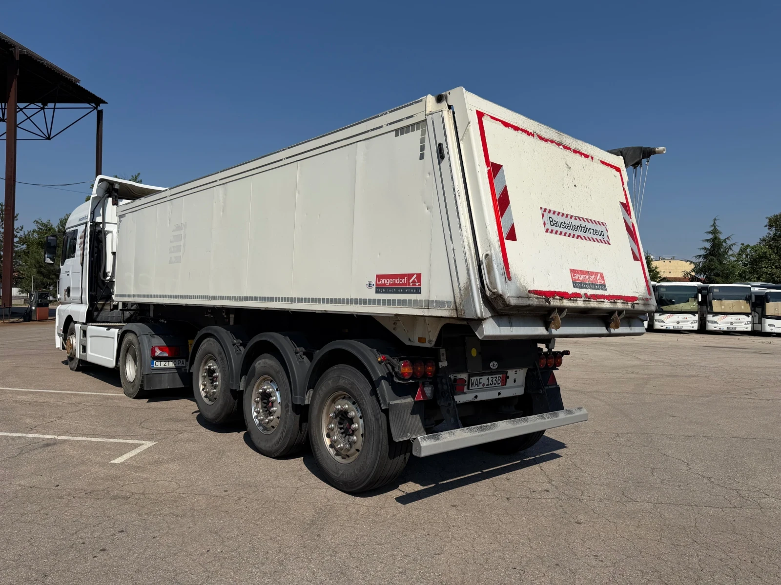 Полуремарке Langendorf Ska24/31 fyp top top top тара 5400кг. , снимка 2 - Ремаркета - 55060338