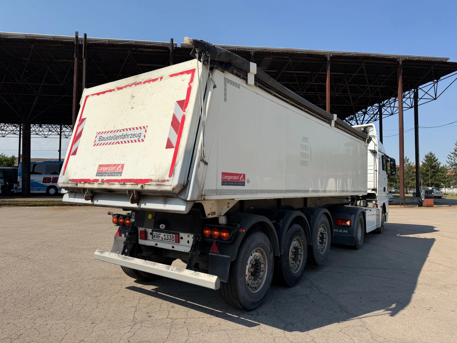 Полуремарке Langendorf Ska24/31 fyp top top top тара 5400кг. , снимка 4 - Ремаркета - 55060338