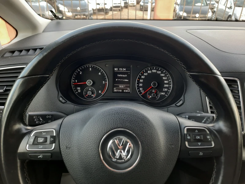 VW Sharan 2.0TDI PANORAMA, снимка 12 - Автомобили и джипове - 48575200