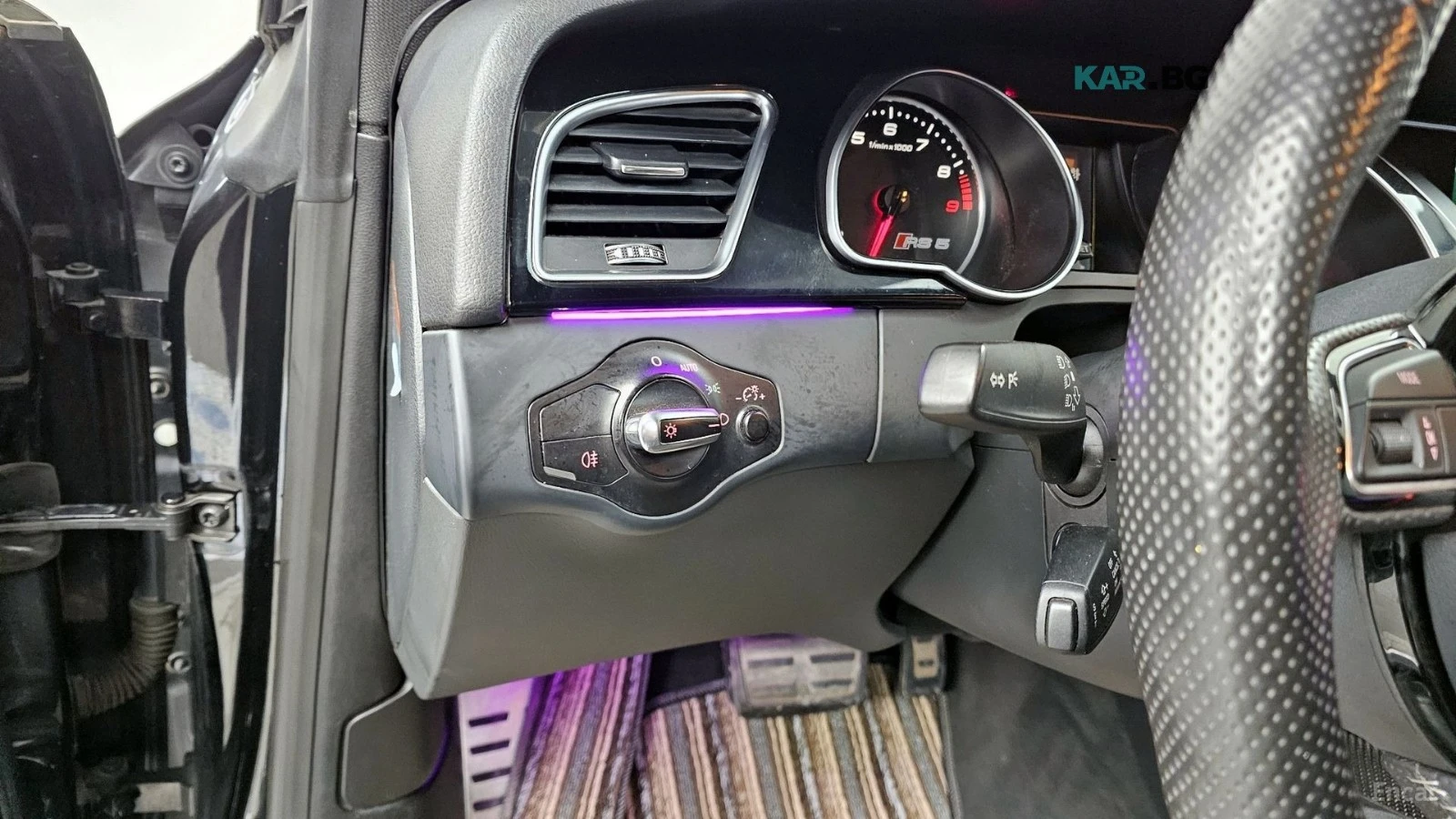 Audi Rs5 QUATTRO* 4.2FSI* КАМЕРА* ПОДГРЕВ* SUNROOF* KEYLESS, снимка 14 - Автомобили и джипове - 55977551