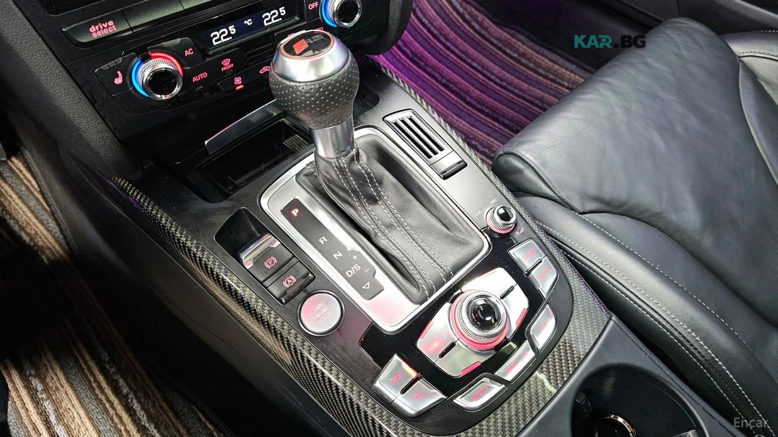 Audi Rs5 QUATTRO* 4.2FSI* КАМЕРА* ПОДГРЕВ* SUNROOF* KEYLESS, снимка 11 - Автомобили и джипове - 55977551