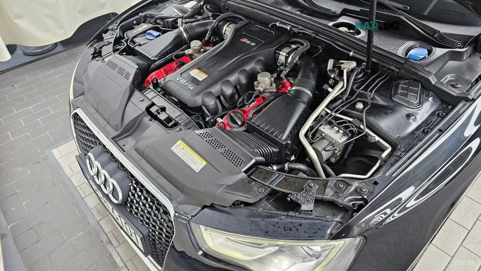 Audi Rs5 QUATTRO* 4.2FSI* КАМЕРА* ПОДГРЕВ* SUNROOF* KEYLESS, снимка 17 - Автомобили и джипове - 55977551