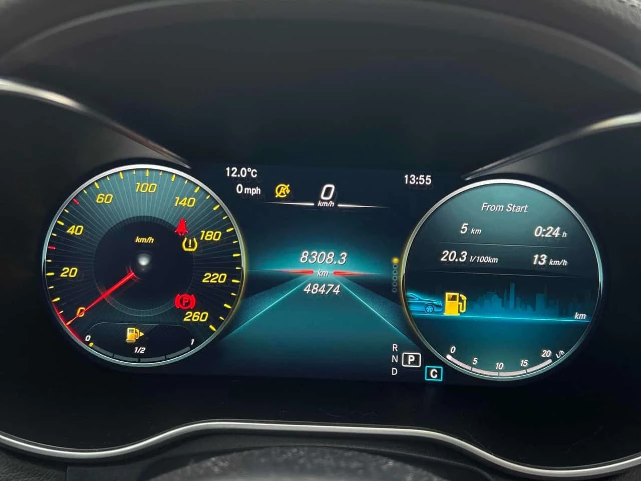 Mercedes-Benz GLC 300 ШИБИДАХ/360 КАМЕРИ/AMBIENT, снимка 8 - Автомобили и джипове - 54011431