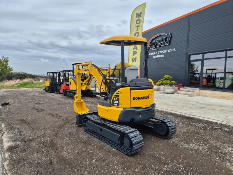 Багер Komatsu PC3OMR / 3 тона / РЕАЛНА ГОДИНА И ЧАСОВЕ / НАЛИЧЕН, снимка 3 - Индустриална техника - 52309192