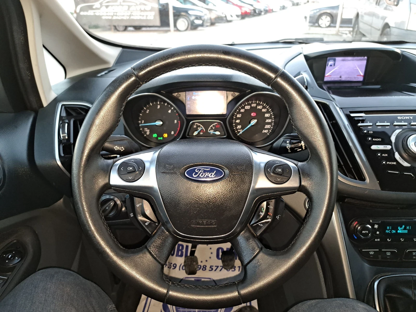 Ford C-max 2.0Hdi/САМОПАРКИРАНЕ/ПОДГРЕВ/ НАВИ/ CRUIZE - изображение 10