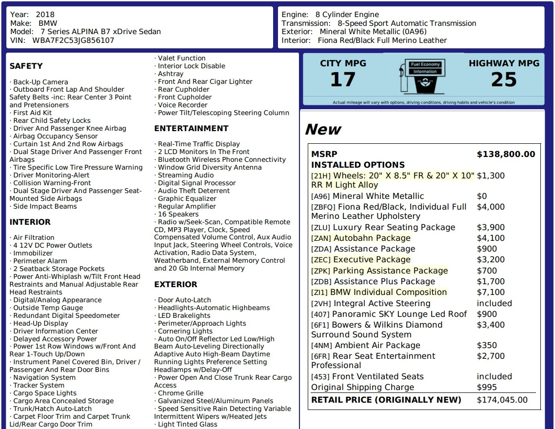 BMW 750 B7 ALPINA //TV/FULL  | Mobile.bg   16