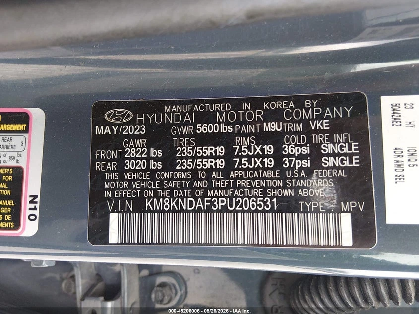Hyundai Ioniq 5 Sel, снимка 9 - Автомобили и джипове - 55754459
