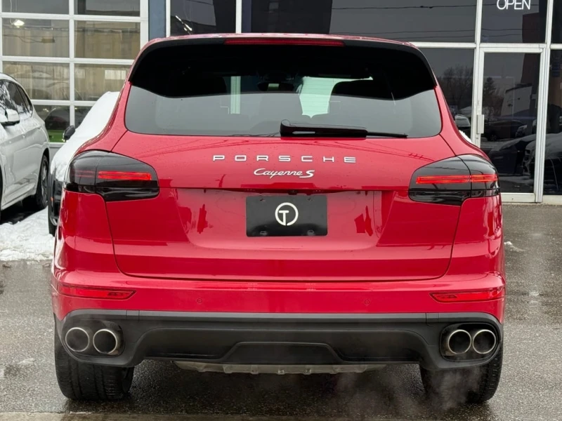 Porsche Cayenne * S | PREMIUM | PANO | RED LEATHER | REAR ENT | * , снимка 12 - Автомобили и джипове - 53034293