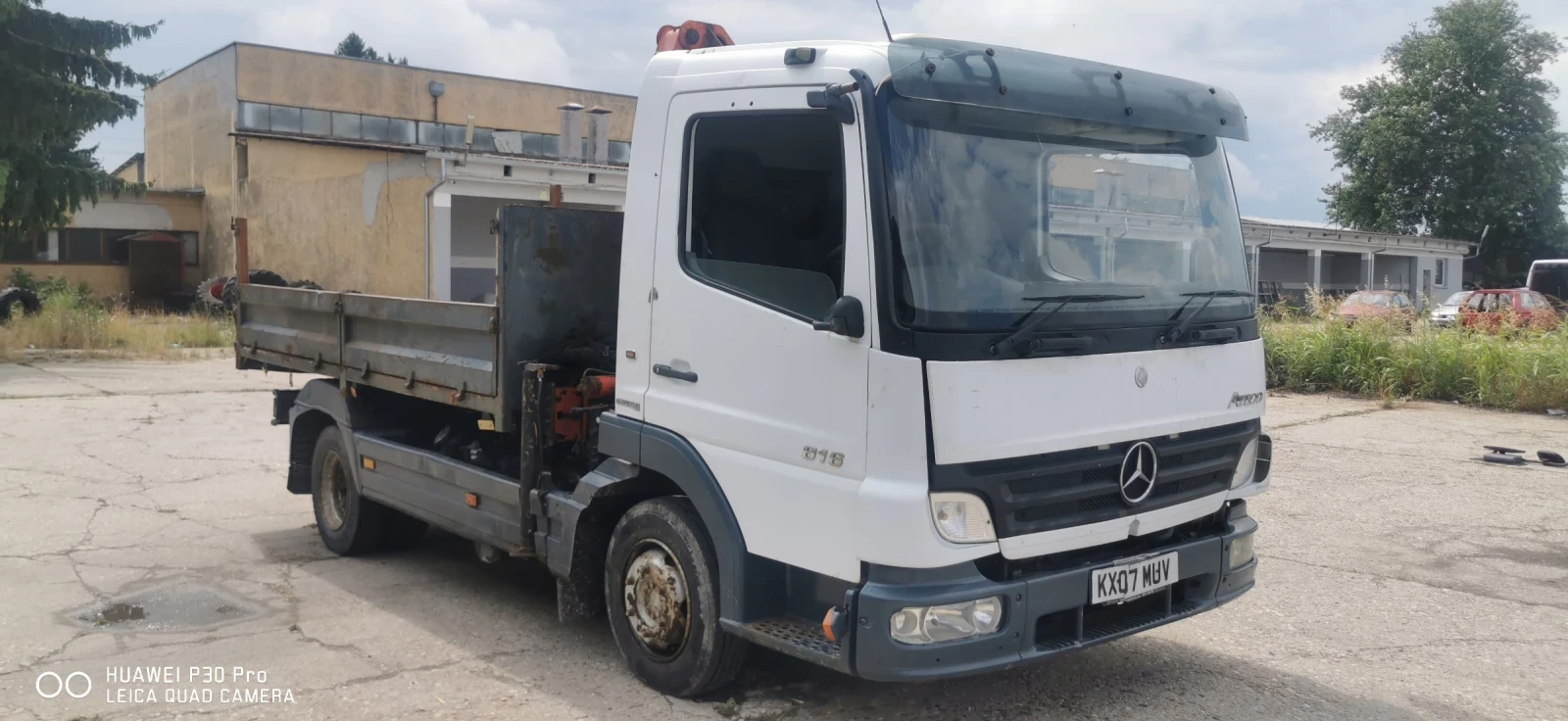 Mercedes-Benz Atego 816 с кран Палфингер PK5000B 