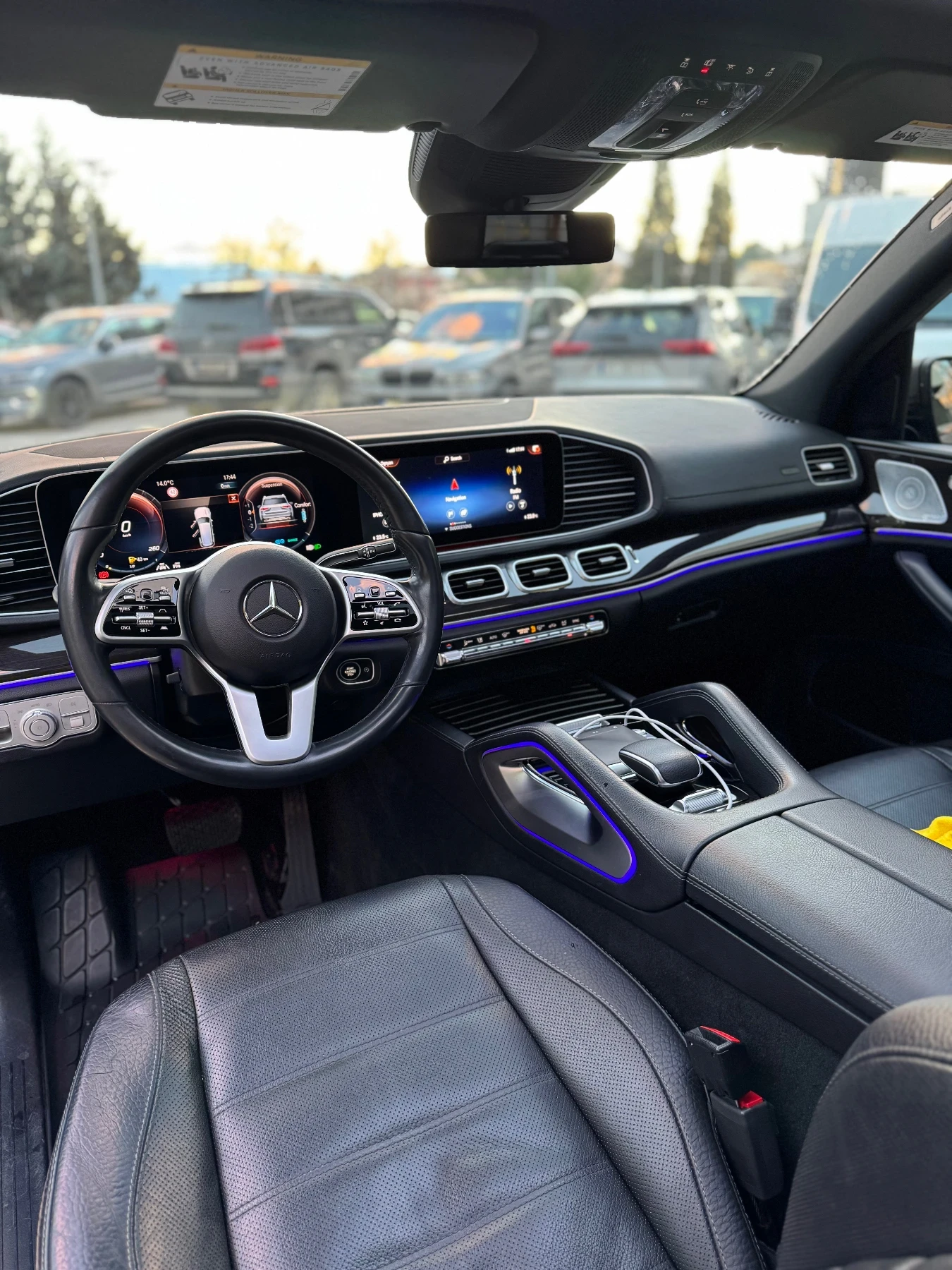 Mercedes-Benz GLS 450 6.3AMG* Масаж* Обдухване* Дистроник* ПАНОРАМА* 6+  - изображение 3