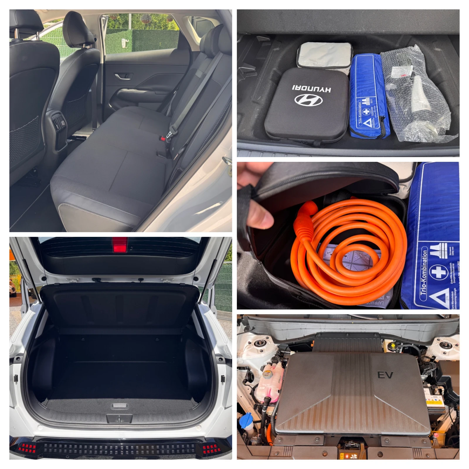 Hyundai Kona 65.4kw/SOH:100%/ВАЛИДНА ГАРАНЦИЯ/НОВА КОЛА///, снимка 16 - Автомобили и джипове - 54943851