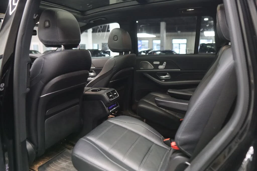 Mercedes-Benz GLS580 4MATIC* AMG* BURMESTER* HEAD UP* DISTRONIC* ОБДУХВ, снимка 10 - Автомобили и джипове - 55062972
