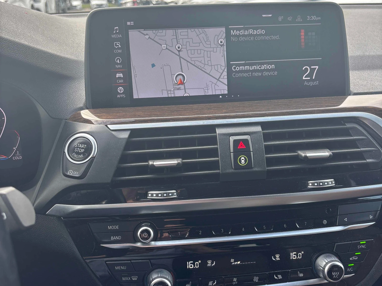 BMW X3 * xDrive30i * CARFAX * ОПЦИЯ ЗА ФИНАНСИРАНЕ, снимка 9 - Автомобили и джипове - 55839048