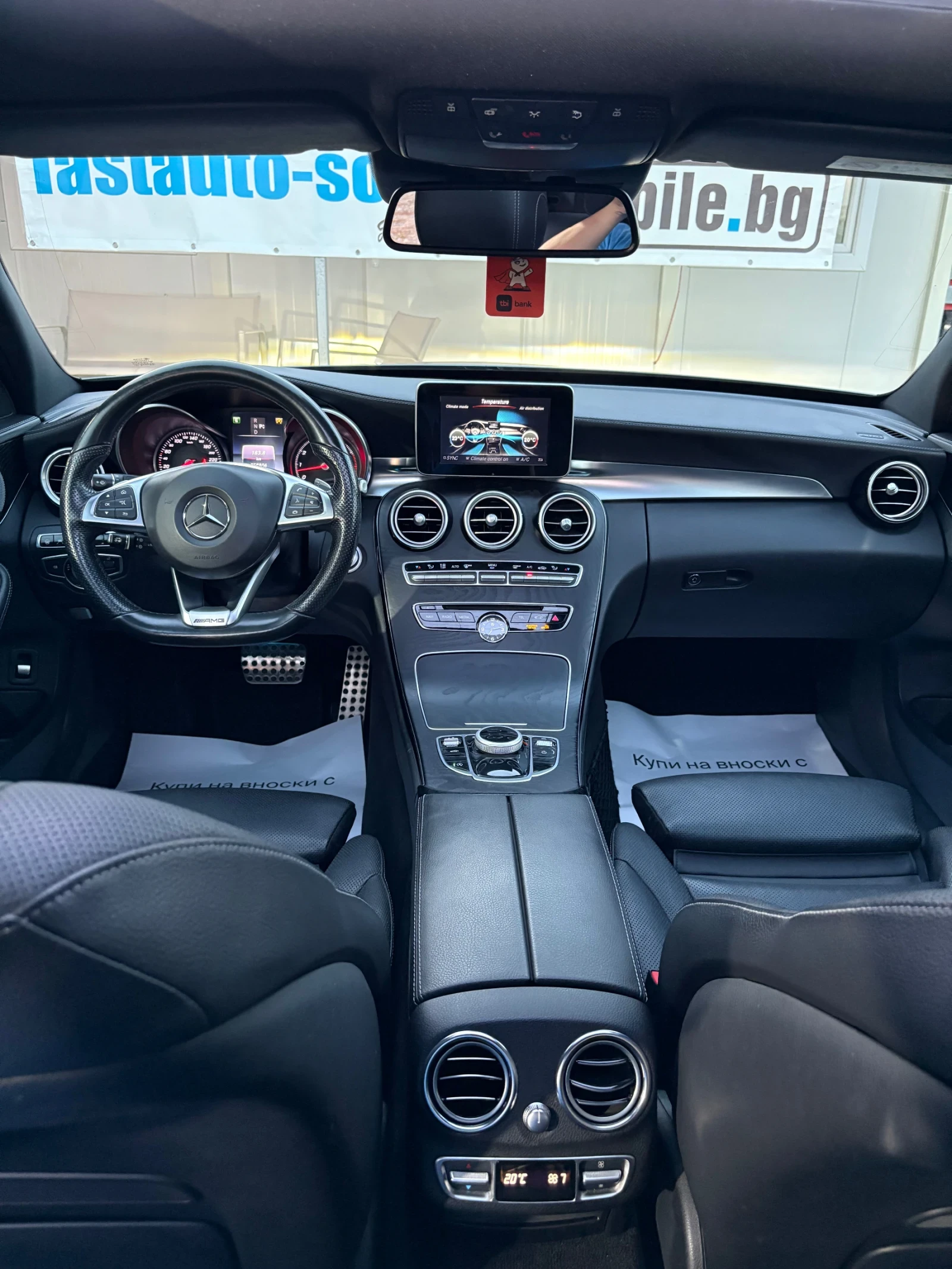 Mercedes-Benz C 400 4Matic* AMG-Line* Panorama*  | Mobile.bg   12
