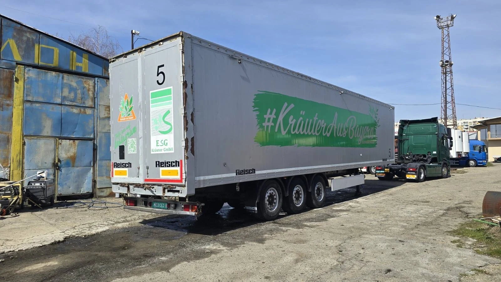 Полуремарке Reisch 92 куб./тара  7500 кг./ нов под