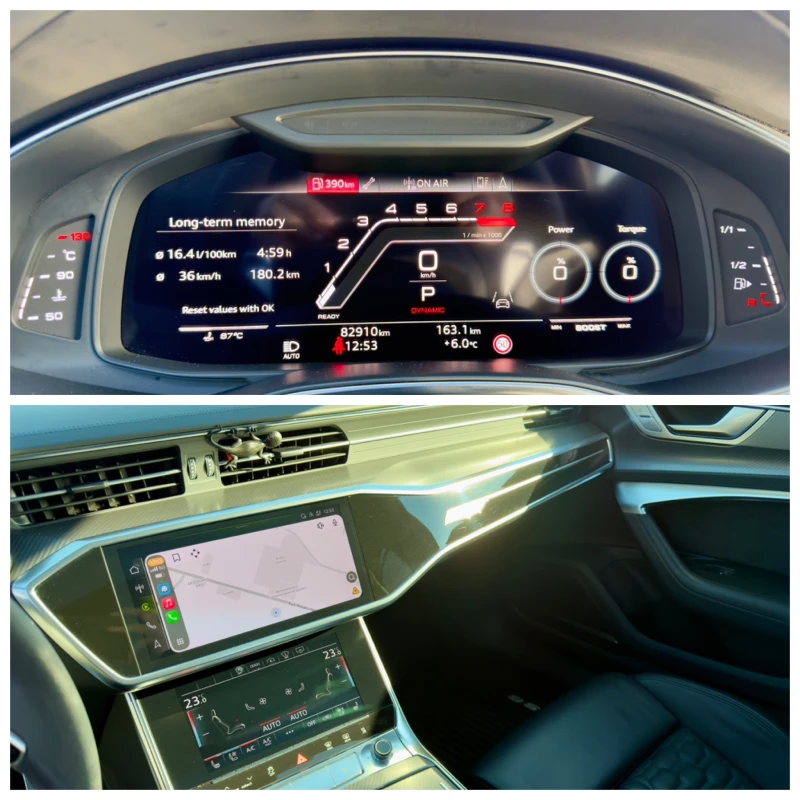 Audi Rs6 89000 км. Carbon Ceramic Pano* B&O* 360* Обдухване, снимка 16 - Автомобили и джипове - 46941478