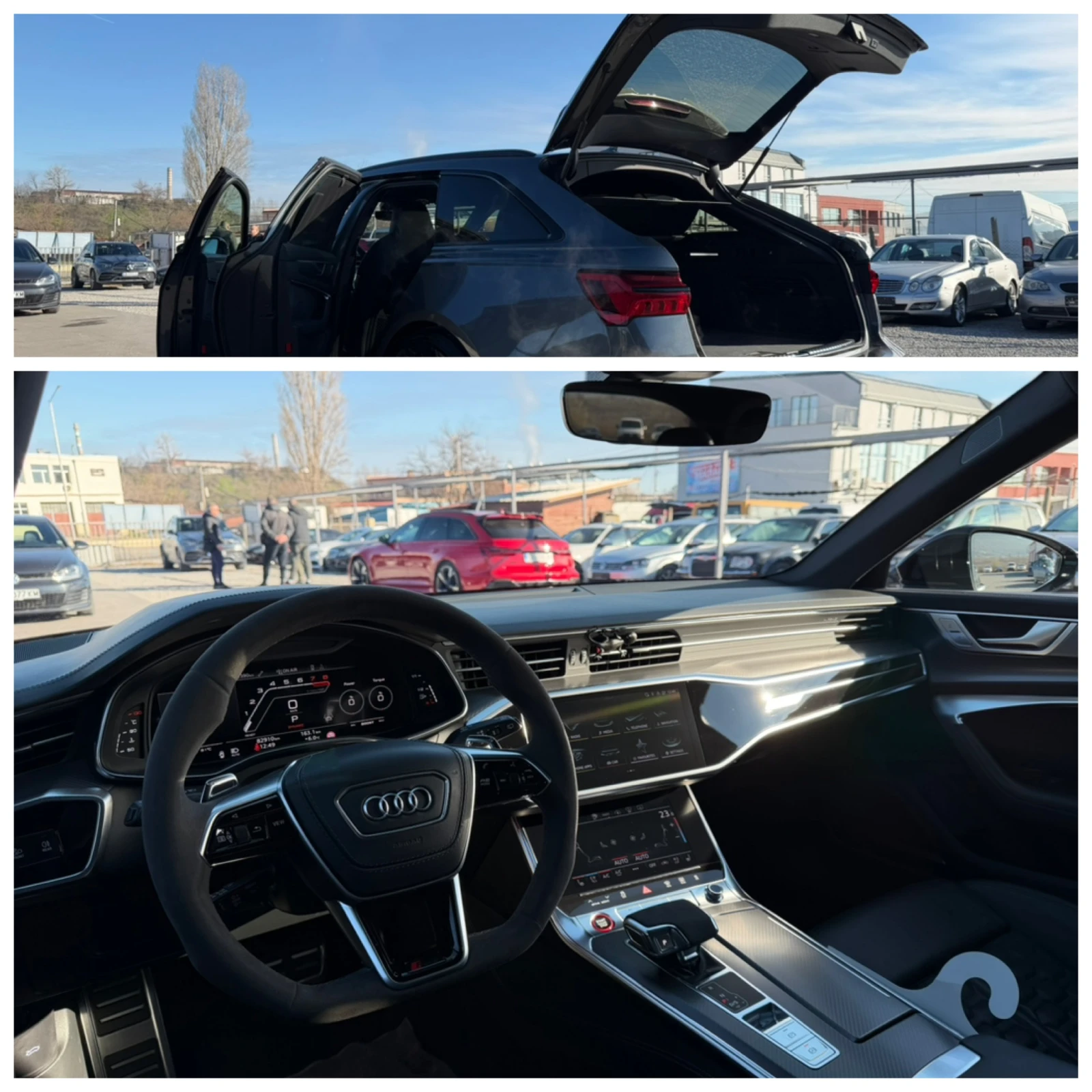 Audi Rs6 89000 ��. Carbon Ceramic Pano* B&O* 360* ��������� | Mobile.bg � ����������� 11