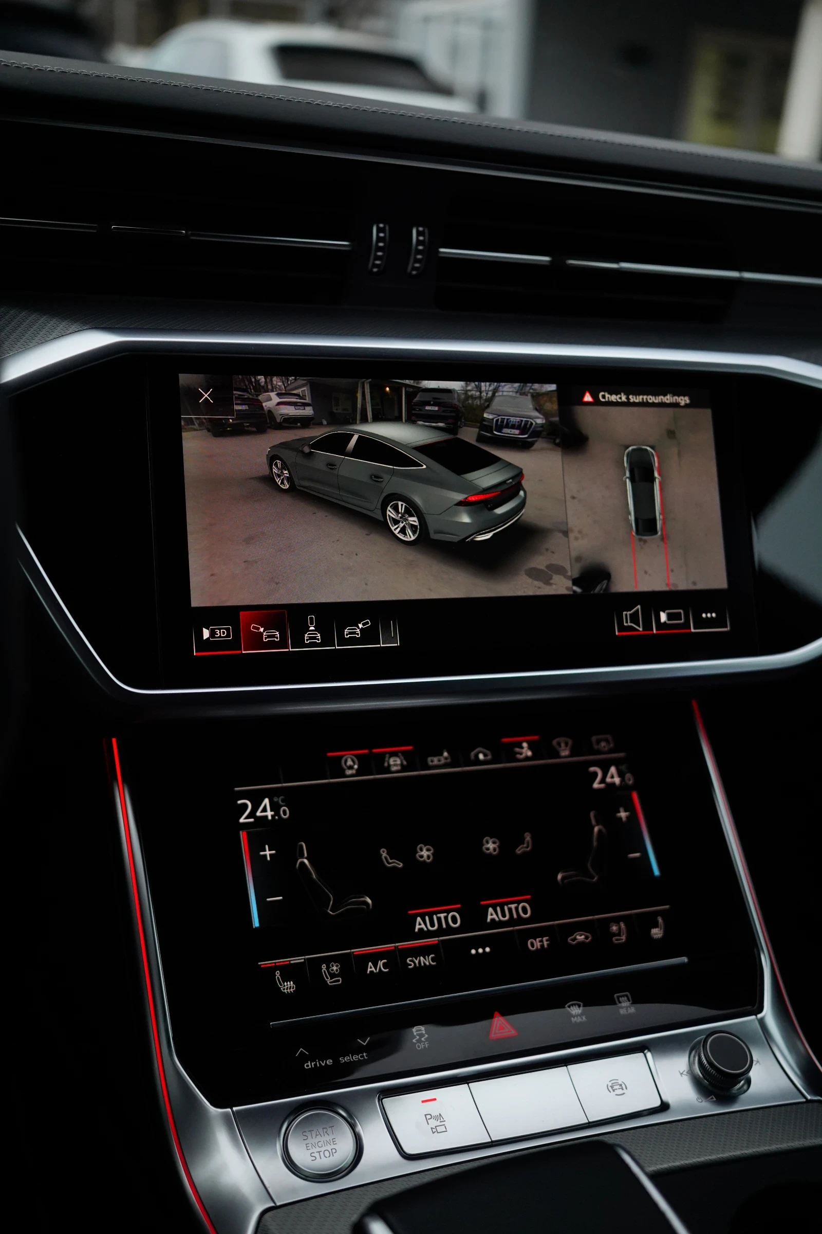 Audi A7 90К Км-S-LINE-MATRIX-DISTRONIC-3D B&O-Масаж-, снимка 16 - Автомобили и джипове - 53899856