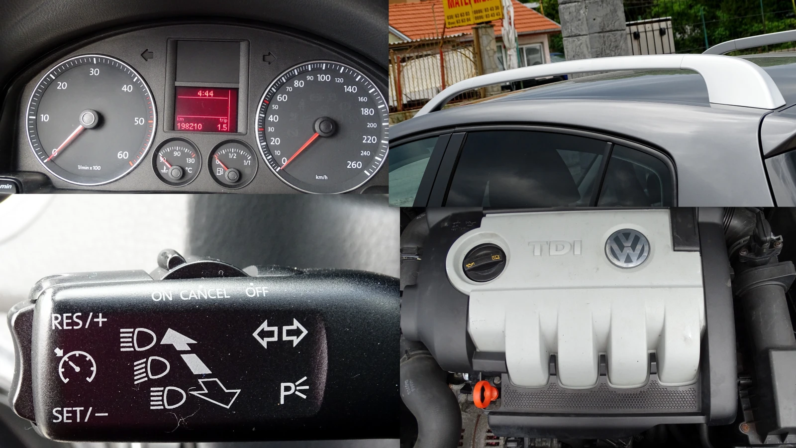VW Golf Plus 1.9TDI_DSG_UNITED_* , снимка 17 - Автомобили и джипове - 54638556